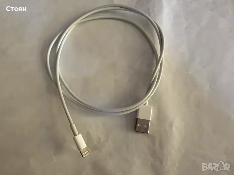 Оригинален кабел USB към Lightning (1 метър)., снимка 1