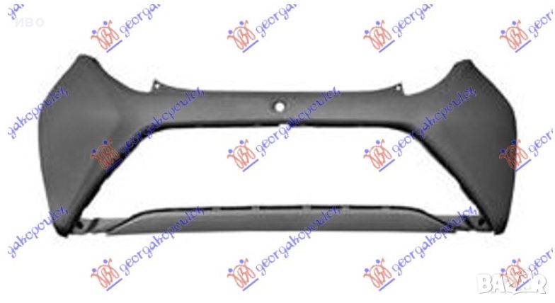 броня задна за TOYOTA AYGO 14-22 827103390-52159-0H908, снимка 1