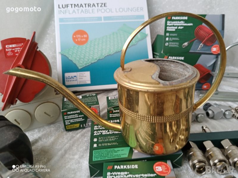 стар, стари, стара лейка, арт, старинен, винтидж , снимка 1