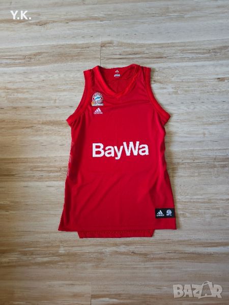 Оригинален мъжки баскетболен потник Adidas x Bayern Munchen / Season 19-20 (Home), снимка 1