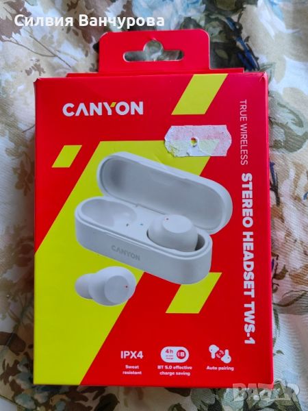 Безжични слушалки Canyon , снимка 1