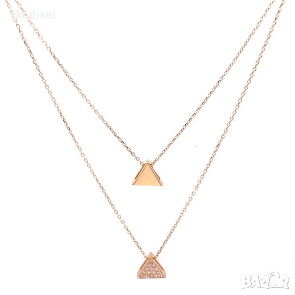 Златно колие 2,11гр. 44,0см. 14кр. проба:585 модел:32108-1, снимка 1