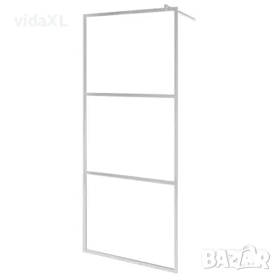 vidaXL Стена за душ с прозрачно ESG стъкло, 100x195 см(SKU:146637), снимка 1