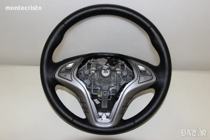 👌Безупречен Кожен волан Hyundai ix20 (2010-2015г.) мултифункционален Хюндай IX 20, снимка 1