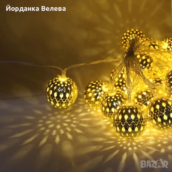 Коледни лампички – метални фигурки SD32, снимка 1