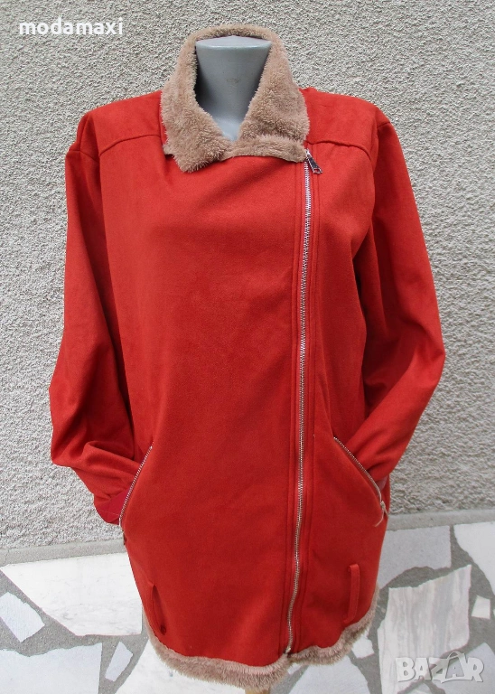 3XL Ново кожухче от велур, снимка 1