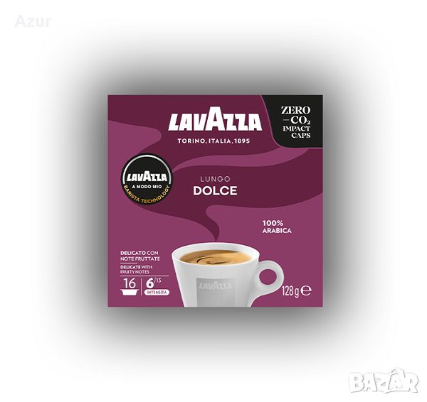 Кафе на капсули Lavazza AMM Lungo Dolce – 16 бр., снимка 1