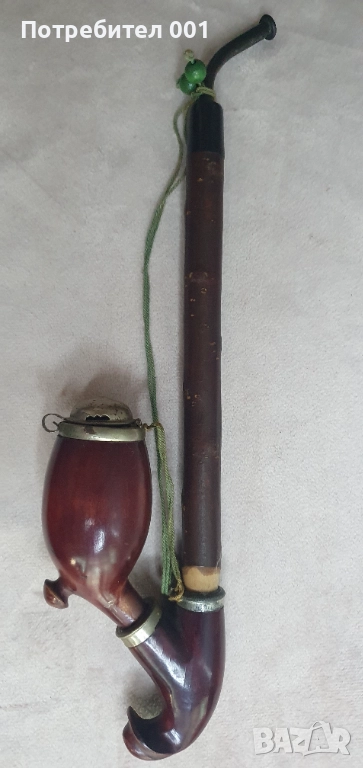 Стара немска лула с капаче, снимка 1