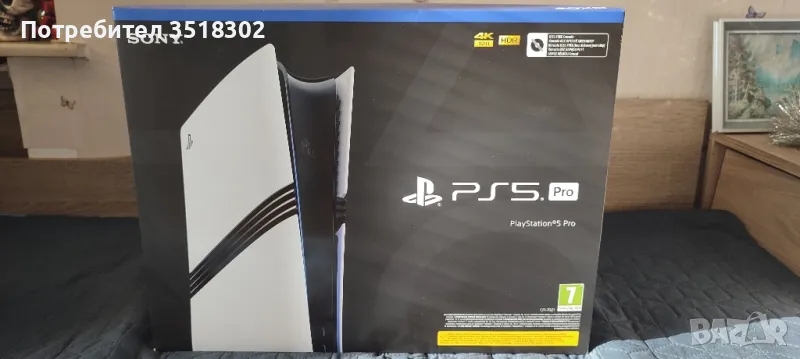 Playstation 5 Pro+2 джойстика+4 игри, снимка 1