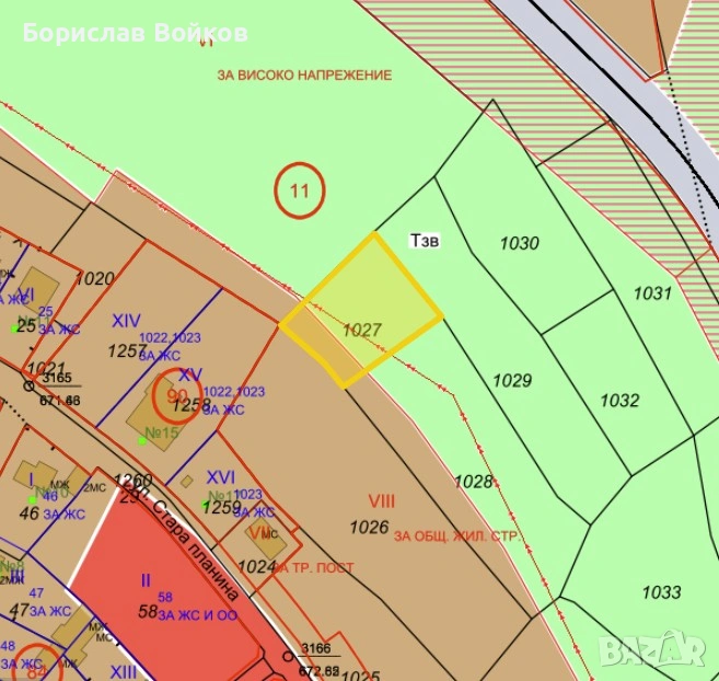 Парцел за строителство в Кремиковци, 1037кв.м, снимка 1