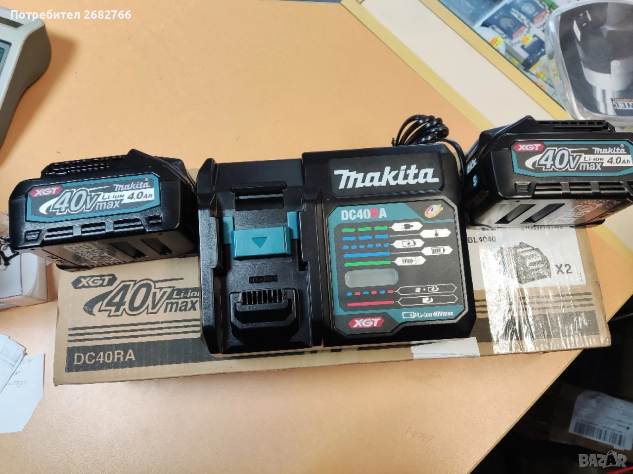 батерия makita bl4040-40v, снимка 1
