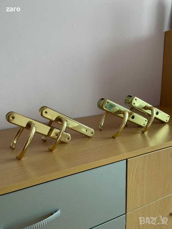 Дръжки за врата, цвят злато, снимка 1
