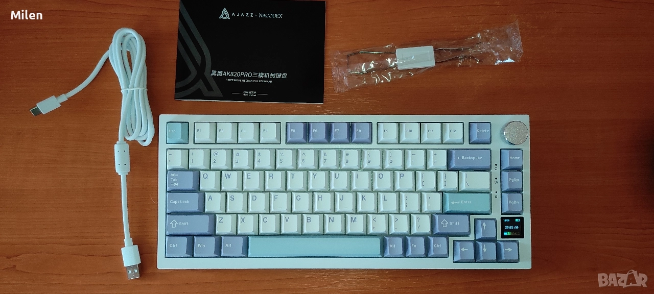 клавиатура ajazz ak820 pro, снимка 1