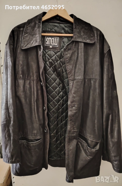 Mъжко кожено яке от естествена кожа Sitelli, снимка 1