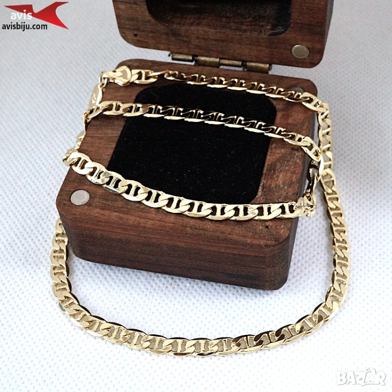 Синджир с 14К златно покритие 254578, снимка 1