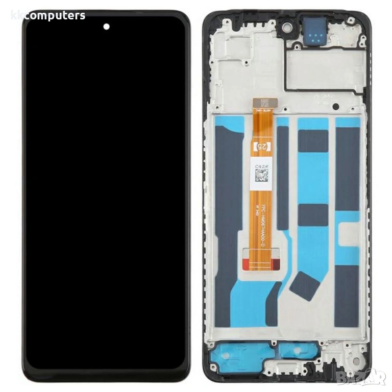 LCD Дисплей и Тъч Скрийн с Рамка за Oppo A60 4G, снимка 1