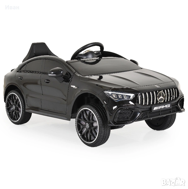 ПРОМОЦИЯ ДО 28.02!НОВО!Акумулаторна кола Mercedes CLA 45 AMG с 12V батерия,4х4,МЕКИ ГУМИ, снимка 1