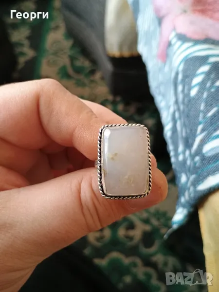Пръстен с ахат, снимка 1
