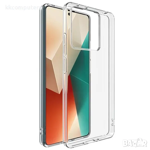 Калъф силикон Crystal /Прозрачен/ за Xiaomi Redmi Note 13 Pro 5G Баркод : 3131850, снимка 1