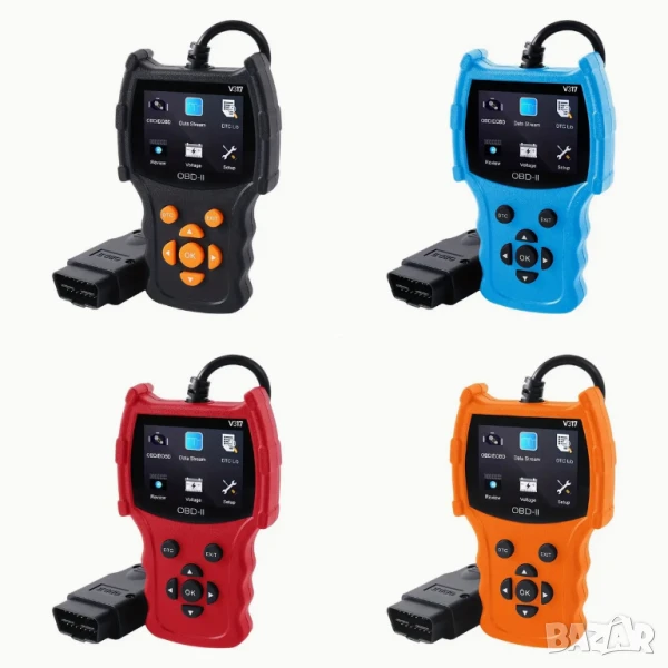 Full OBD2 EOBD автомобилен диагностичен кодочетец V317 , снимка 1