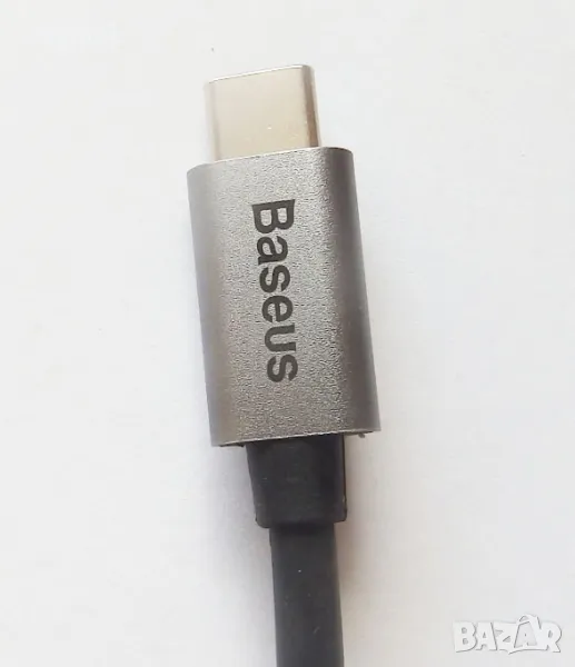 Кабел Baseus, Type-C към Type-C, 66W, 80 см, снимка 1