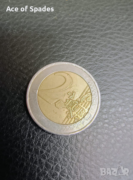 Рядка 2 euro 2002 Greece "S" mark in Star 2 евро Гърция, снимка 1