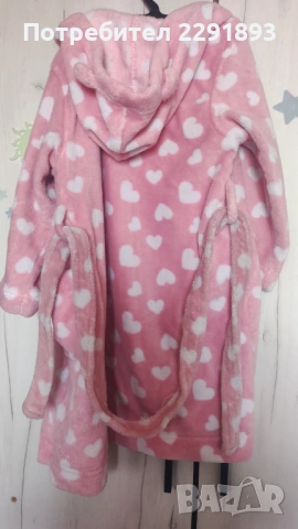 Детски сладурски пухкав халат!, снимка 3 - Хавлии и халати - 53933090