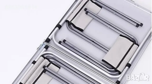 Комплект Сгъваема Маса със столове 120х60х70 , снимка 9 - Градински мебели, декорация  - 50280446