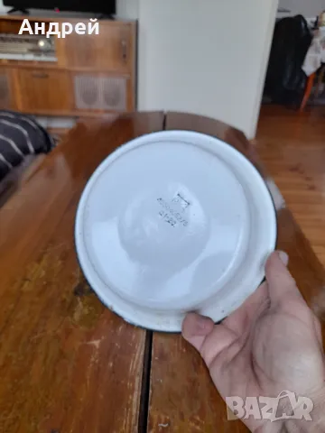 Стара емайлирана паница #12, снимка 5 - Други ценни предмети - 49743248