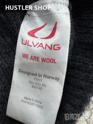 Мъжки пуловер ULVANG 100% вълна. Размер S, снимка 10 - Пуловери - 52676681