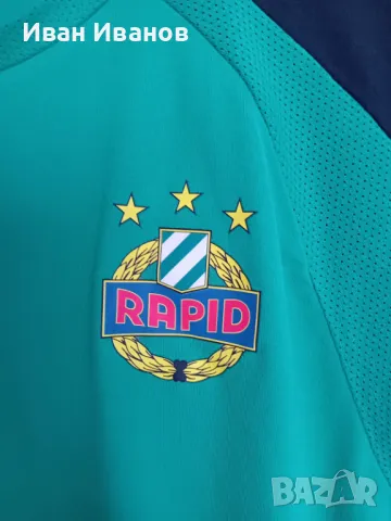 Оригинална фланелка на Рапид Виена, снимка 6 - Футбол - 50419692
