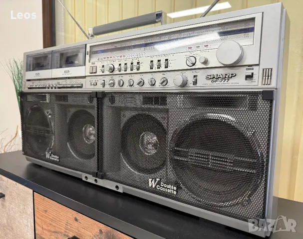 💥Ретро радиокасетофон SHARP GF 777 Boombox - Класика!💥, снимка 4 - Радиокасетофони, транзистори - 48445630