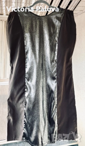 Ефектна дизайнерска рокля ULDAHI цвят mocha, снимка 3 - Рокли - 53013023