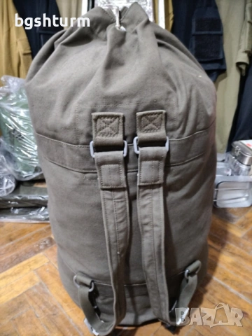 Оригинален Немски Военен Сак с Презрамки (BW Duffel Bag) – Екстремна Здравина, снимка 2 - Сакове - 36672134