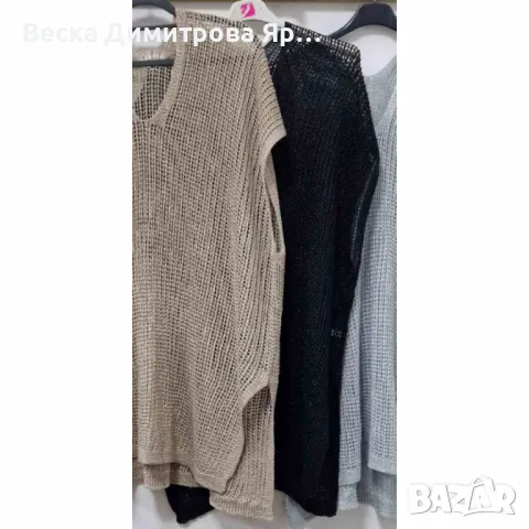 Плажна туника – Лека, стилна и комфортна защита за плажа, снимка 7 - Туники - 49977801