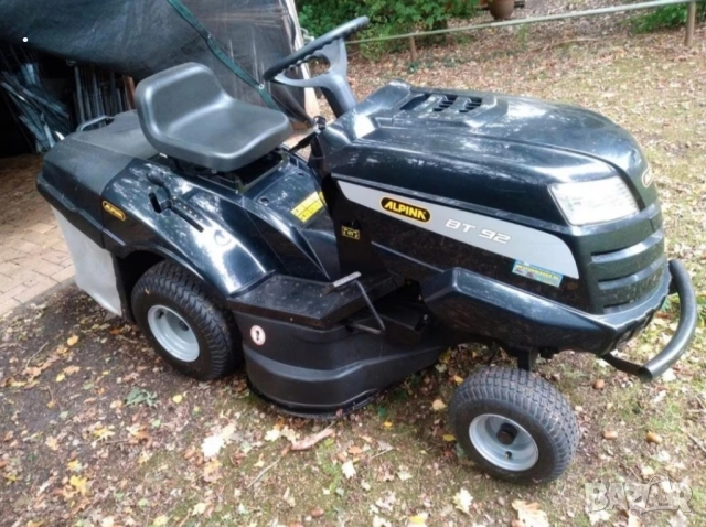 Тракторна косачка ALPINK BT 92 BRIGGS STRATTON 16.5  к.с, снимка 2 - Градинска техника - 52147251