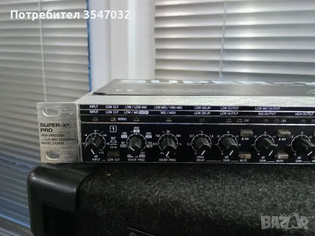 кросовър BEHRINGER CX3400, снимка 4 - Ресийвъри, усилватели, смесителни пултове - 49278629