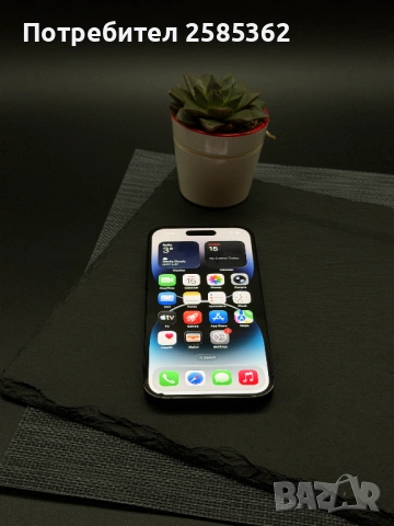 iPhone 14 Pro 1TB Space Black / 100% Батерия , снимка 3 - Apple iPhone - 53584143