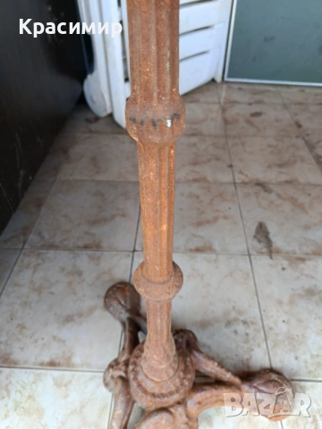 Чугунена стойка за маса., снимка 3 - Антикварни и старинни предмети - 53847248