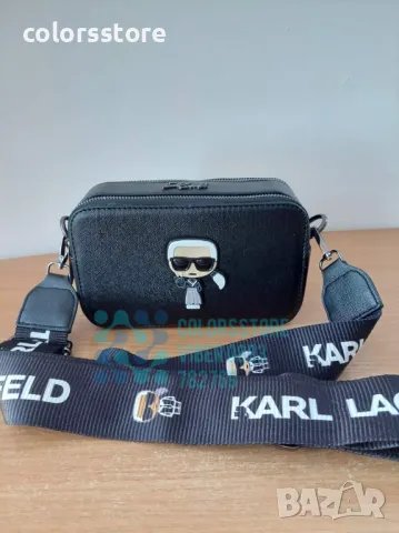 Черна чанта Karl Lagerfeld код SG145, снимка 1 - Чанти - 38417659