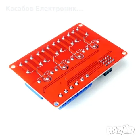 Четириканално реле 5V 10A HL/LL 4-канално, снимка 3 - Друга електроника - 47475585