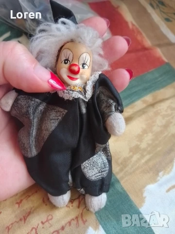 Подарявам!Играчка малко клоунче тип антикварна , снимка 2 - Кукли - 51347647