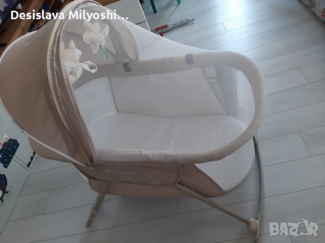 ПРОДАВАМ Бебешки стоки: легло-люлка Kinderkraf,  проходилка и шезлонг