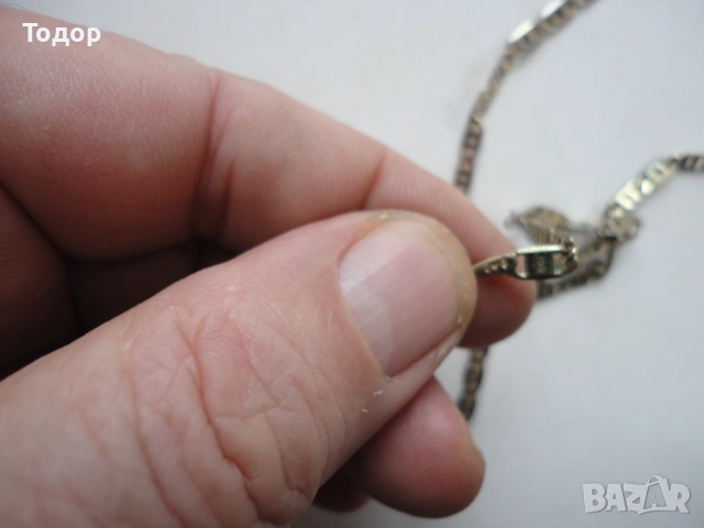 Позлатено колие верижка с кръст 750 C@G, снимка 4 - Колиета, медальони, синджири - 53062924