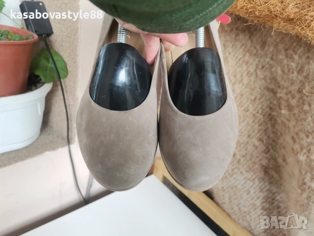 Обувки на ток-Gabor 37.5 н Естествен велур , снимка 10 - Дамски обувки на ток - 53980905