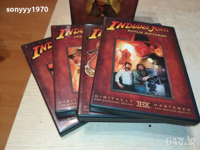 INDIANA JONES X4 DVD 2705240914, снимка 5 - DVD филми - 45925581