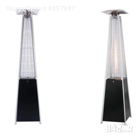 🔥 Газов отоплител тип „чадър“ 13 kW – външен, с калъф, готов за употреба, снимка 6 - Друга електроника - 53155700