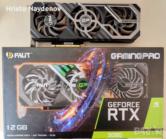 Видеокарта Palit GeForce RTX™ 3080 GamingPro 12GB LHR
