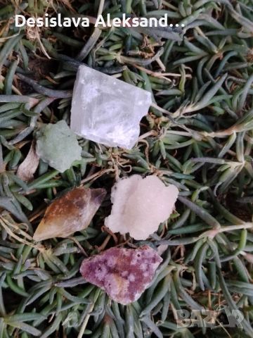 Лот с барит, пренит,аметист