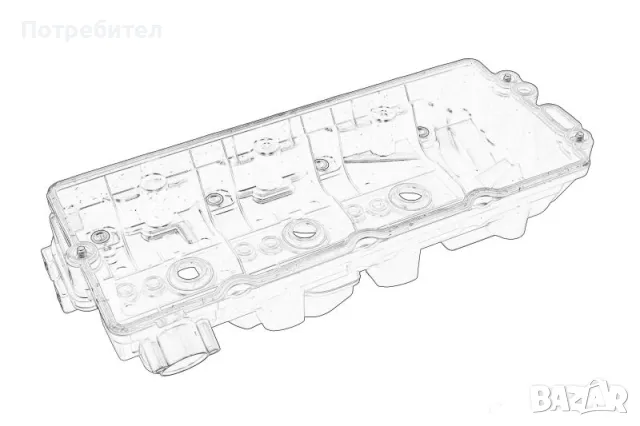 Оригинален Капак на клапаните на цилиндровата глава AUDI VOLKSWAGEN, снимка 2 - Части - 49621456